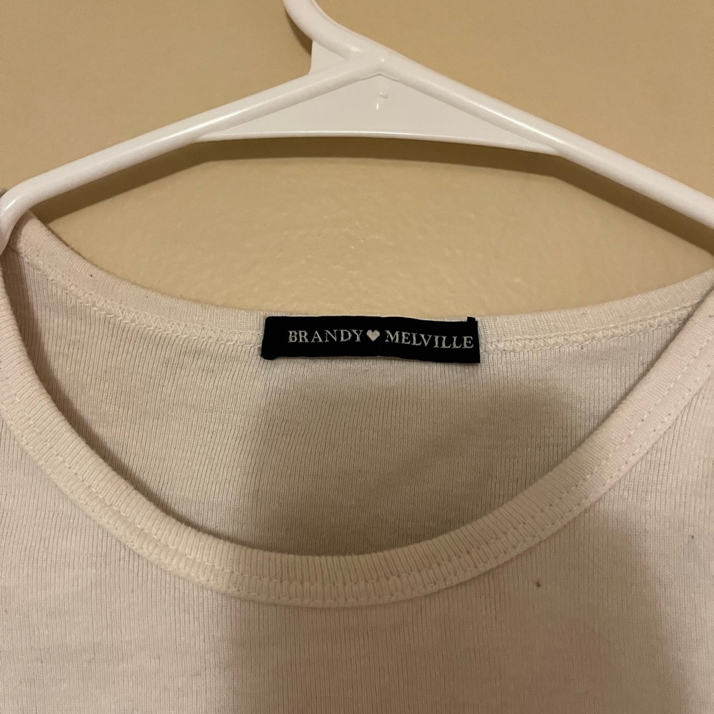 Brandy Melville 3 butterfly baby tee